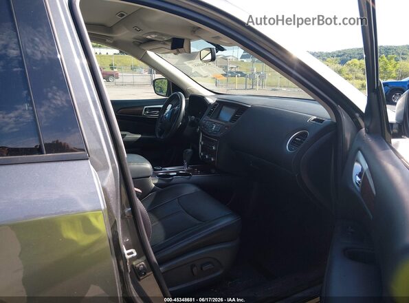 5N1DR2MM9JC643779 2018 NISSAN PATHFINDER Gray Вид салону спереду