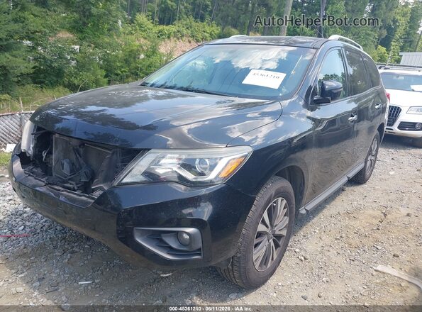 5N1DR2MMXHC648774 2017 NISSAN PATHFINDER Blue Առջևի ձախ երեք քառորդ տեսարան