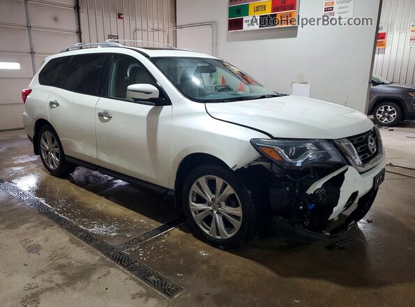5N1DR2MMXJC612928 2018 NISSAN PATHFINDER White Delantero derecho