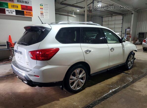 5N1DR2MMXJC612928 2018 NISSAN PATHFINDER White Trasero derecho
