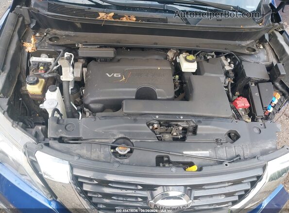 5N1DR2MMXJC649980 2018 NISSAN PATHFINDER Blue უკანა ხედი