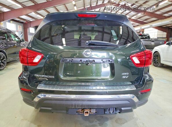 5N1DR2MMXKC582525 2019 NISSAN PATHFINDER Зеленый Вид сзади