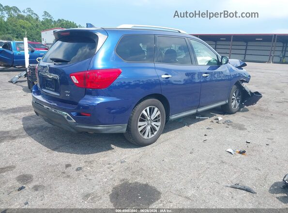 5N1DR2MMXKC591757 2019 NISSAN PATHFINDER Blue Rear right