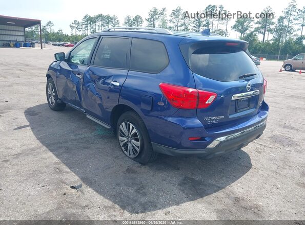 5N1DR2MMXKC591757 2019 NISSAN PATHFINDER Blue Rear left