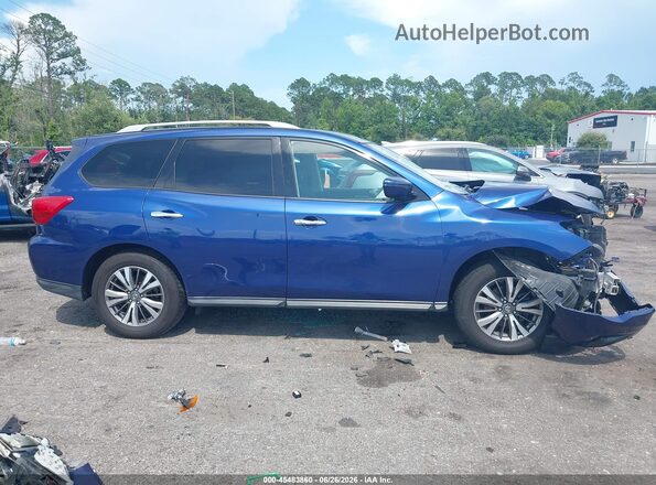 5N1DR2MMXKC591757 2019 NISSAN PATHFINDER Blue Instrument cluster view
