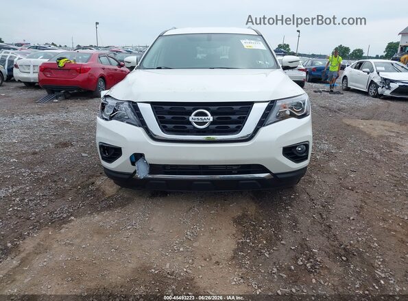 5N1DR2MMXKC605673 2019 NISSAN PATHFINDER White Вид щитка приладів