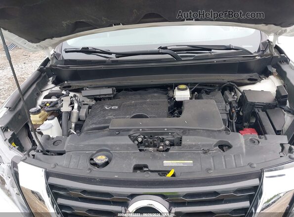 5N1DR2MMXKC605673 2019 NISSAN PATHFINDER White Вид ззаду