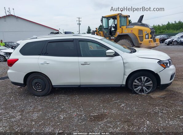 5N1DR2MMXKC605673 2019 NISSAN PATHFINDER White Вид задньої частини салону