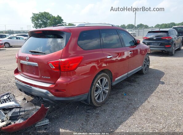 5N1DR2MN0HC610107 2017 NISSAN PATHFINDER Red უკანა მარჯვენა
