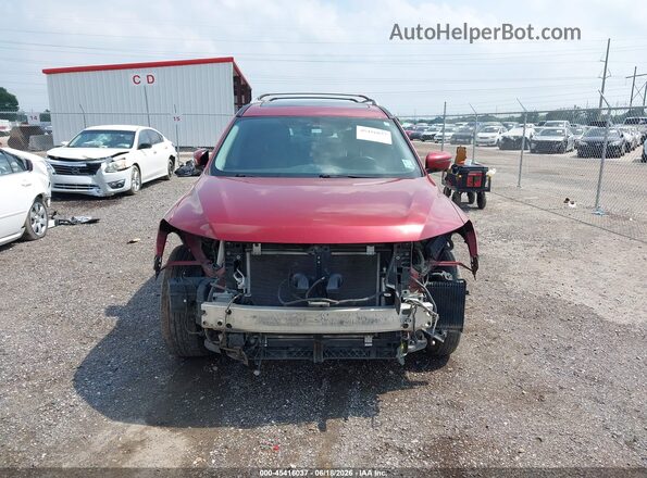 5N1DR2MN0HC610107 2017 NISSAN PATHFINDER Red ხელსაწყოთა პანელის ხედი