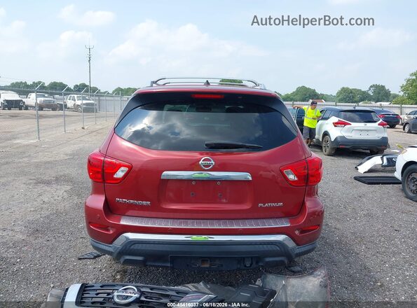 5N1DR2MN0HC610107 2017 NISSAN PATHFINDER Red 