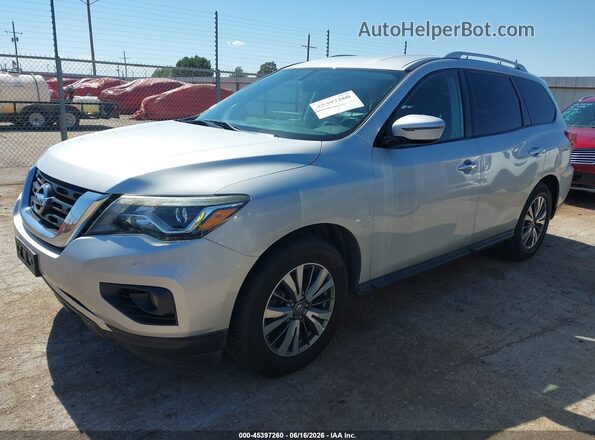 5N1DR2MN0HC625805 2017 NISSAN PATHFINDER Silver Առջևի ձախ երեք քառորդ տեսարան