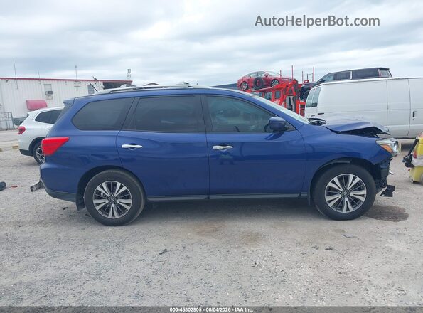 5N1DR2MN0HC902761 2017 NISSAN PATHFINDER Blue Սալոնի 360 աստիճան տեսք