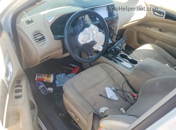5N1DR2MN0JC631898 2018 NISSAN PATHFINDER White Vista del salpicadero