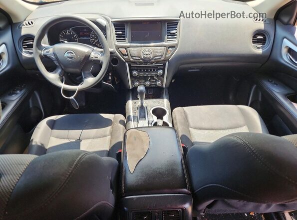5N1DR2MN0KC625472 2019 NISSAN PATHFINDER Silver Widok deski rozdzielczej
