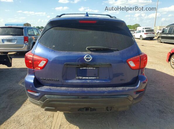 5N1DR2MN0KC646970 2019 NISSAN PATHFINDER Blue უკანა ხედი