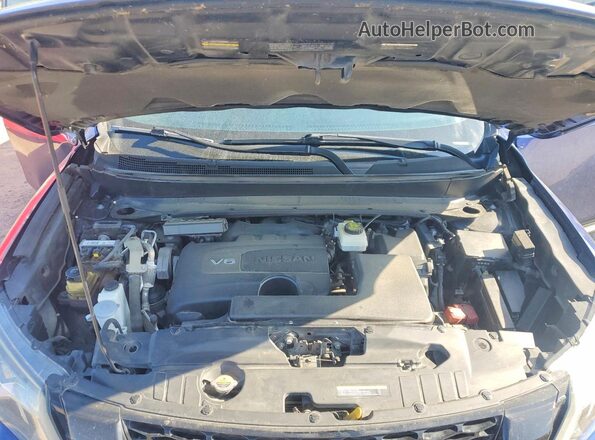 5N1DR2MN0KC646970 2019 NISSAN PATHFINDER Blue ძრავის განყოფილების ხედი