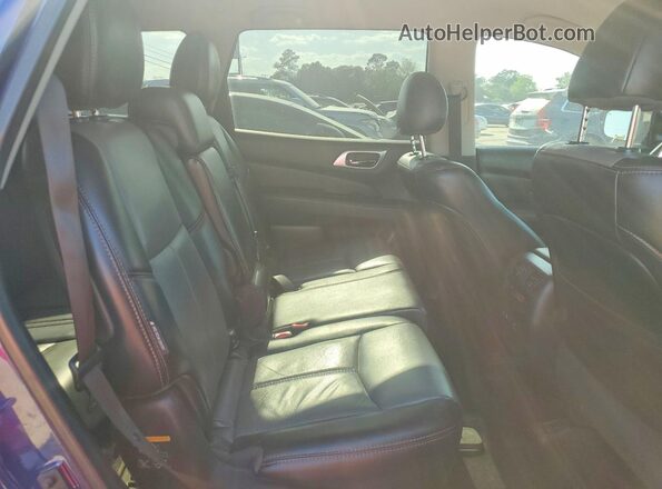 5N1DR2MN0KC646970 2019 NISSAN PATHFINDER Blue უკანა სალონის ხედი