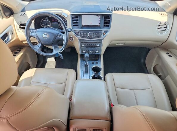 5N1DR2MN1HC642306 2017 NISSAN PATHFINDER Белый Вид панели приборов