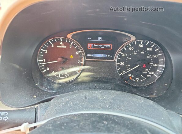 5N1DR2MN1HC642306 2017 NISSAN PATHFINDER Белый Вид щитка приборов