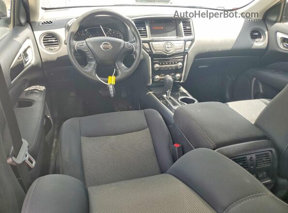 5N1DR2MN1HC676357 2017 NISSAN PATHFINDER Gray Dashboard view