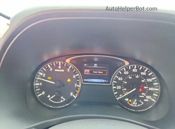 5N1DR2MN1HC909010 2017 NISSAN PATHFINDER Gray Widok zestawu wskaźników