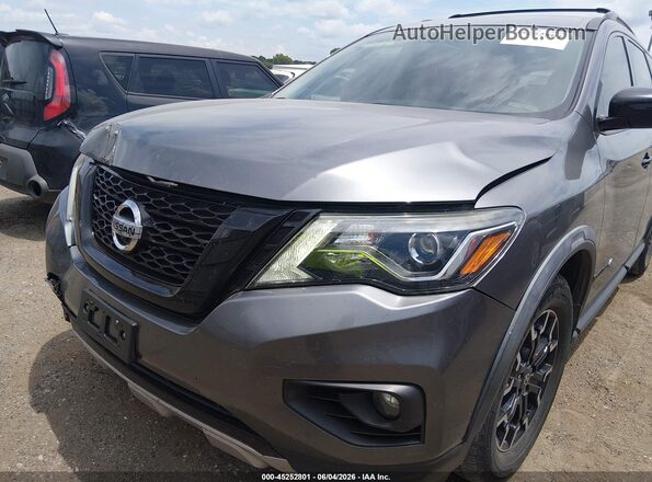 5N1DR2MN1KC642085 2019 NISSAN PATHFINDER Серый Вид спереди
