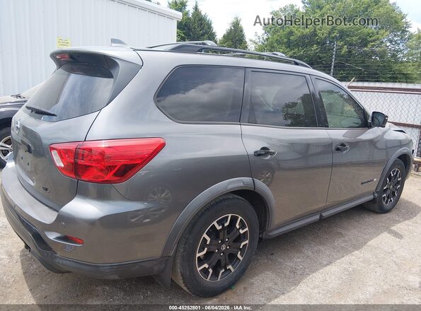 5N1DR2MN1KC642085 2019 NISSAN PATHFINDER Серый Вид задней части салона