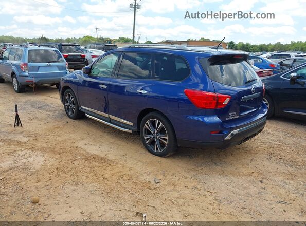 5N1DR2MN2HC652522 2017 NISSAN PATHFINDER Blue Rear left