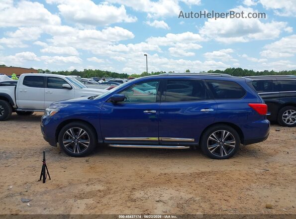 5N1DR2MN2HC652522 2017 NISSAN PATHFINDER Blue 360 interior view