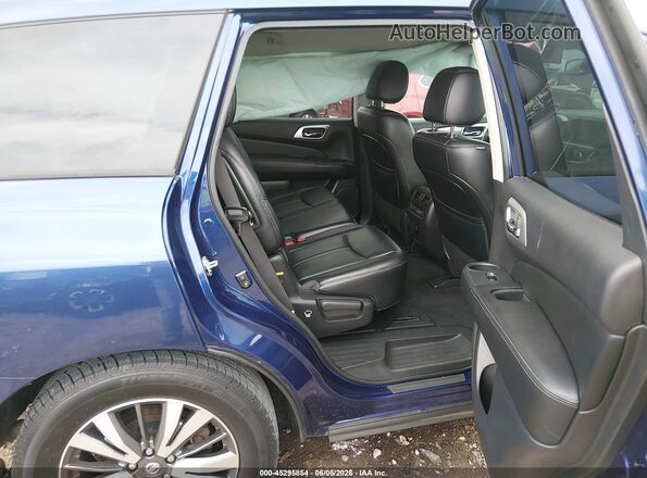 5N1DR2MN2HC902079 2017 NISSAN PATHFINDER Blue Widok naklejki z numerem VIN