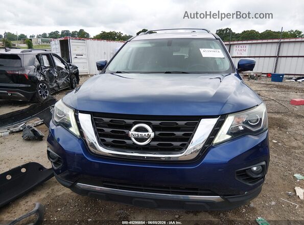 5N1DR2MN2HC902079 2017 NISSAN PATHFINDER Blue Widok zestawu wskaźników