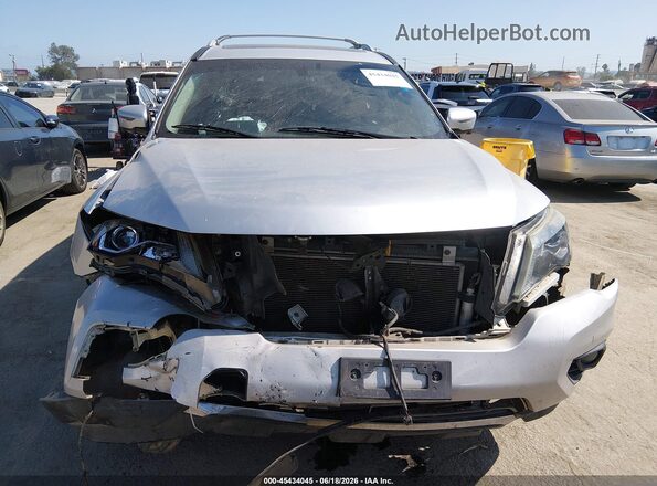 5N1DR2MN2JC658231 2018 NISSAN PATHFINDER Silver Սարքավորումների վահանակի տեսք