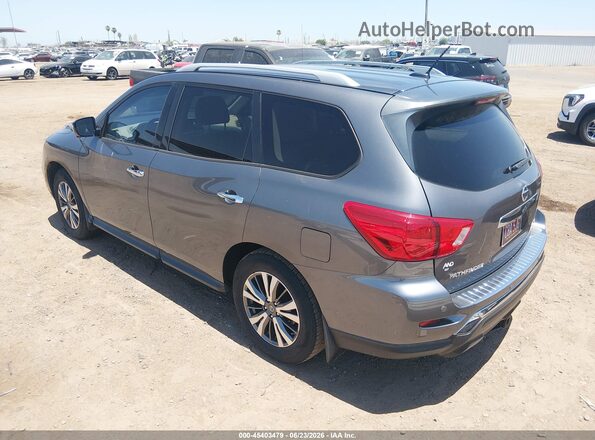 5N1DR2MN3HC612918 2017 NISSAN PATHFINDER Gray Trasero izquierdo