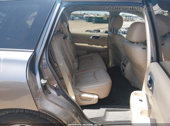 5N1DR2MN3HC612918 2017 NISSAN PATHFINDER Gray Vista de la etiqueta del VIN