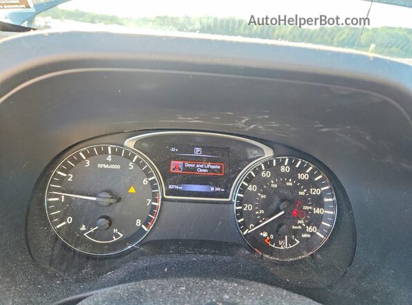 5N1DR2MN3HC678823 2017 NISSAN PATHFINDER Black Սարքավորումների վահանակի տեսք