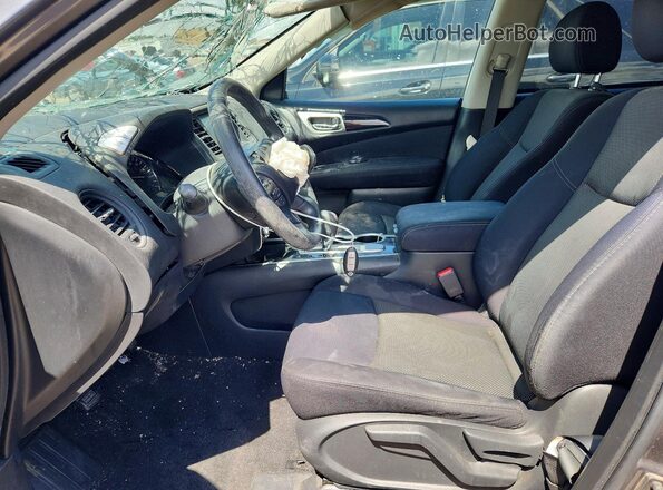 5N1DR2MN3HC900468 2017 NISSAN PATHFINDER Gray Вид салону спереду