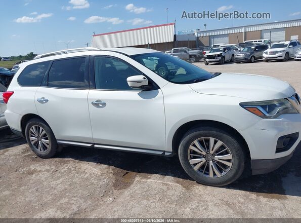5N1DR2MN3JC616523 2018 NISSAN PATHFINDER White Widok wnętrza z tyłu