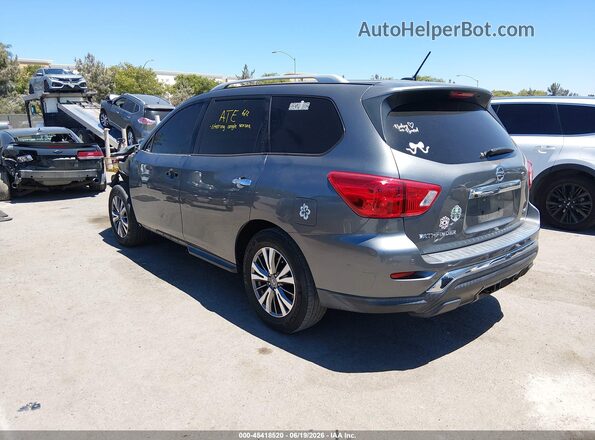 5N1DR2MN3JC617302 2018 NISSAN PATHFINDER Gray Trasero izquierdo