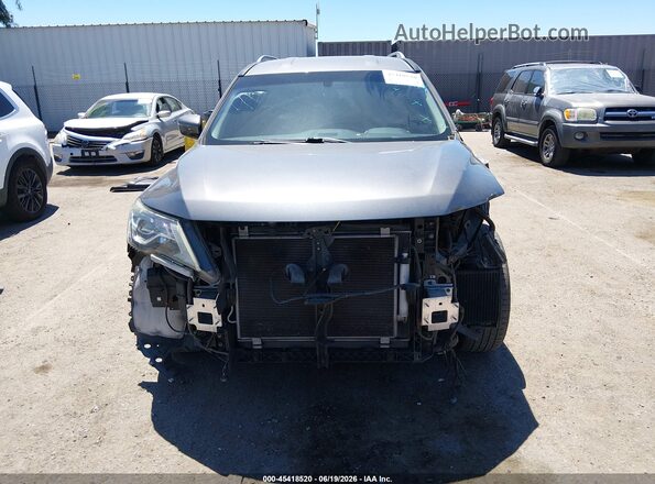 5N1DR2MN3JC617302 2018 NISSAN PATHFINDER Gray Vista interior trasera