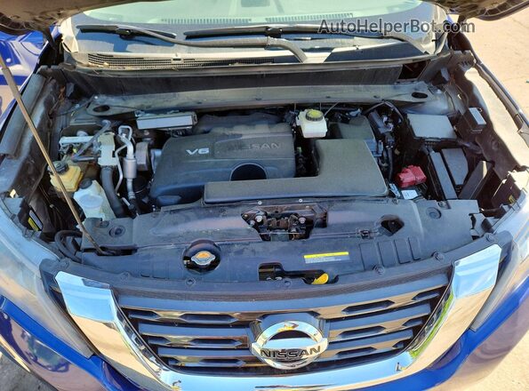 5N1DR2MN3JC679363 2018 NISSAN PATHFINDER Blue Շարժիչի բաժամունքի տեսք