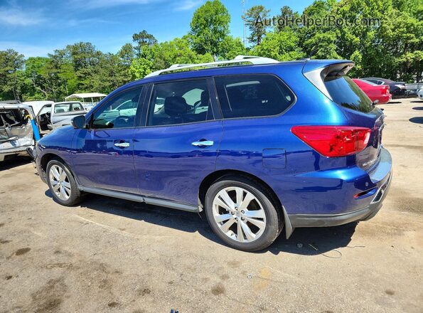 5N1DR2MN3JC679363 2018 NISSAN PATHFINDER Blue Հետևի ձախ