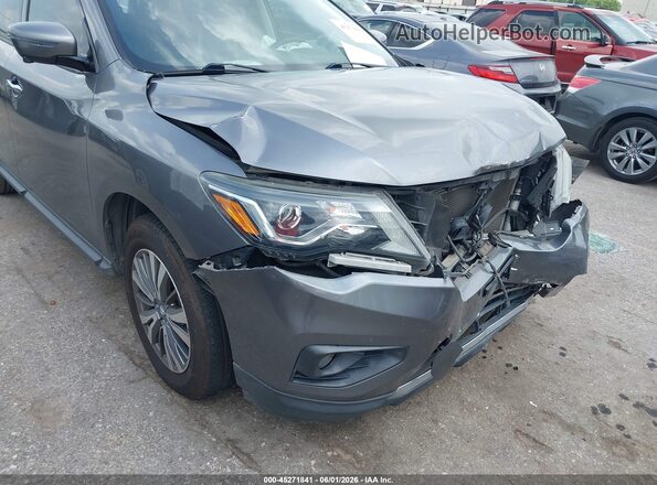 5N1DR2MN3KC604633 2019 NISSAN PATHFINDER Gray Front view