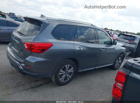 5N1DR2MN3KC604633 2019 NISSAN PATHFINDER Gray Rear interior view