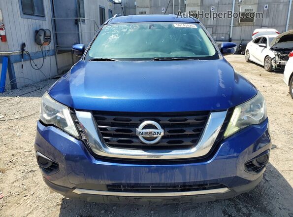 5N1DR2MN4JC628258 2018 NISSAN PATHFINDER Blue Դիմացի տեսք