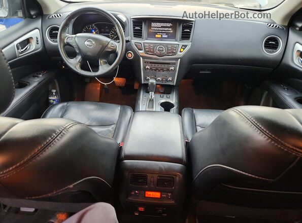 5N1DR2MN4JC641673 2018 NISSAN PATHFINDER Silver Առջևի վահանակի տեսք