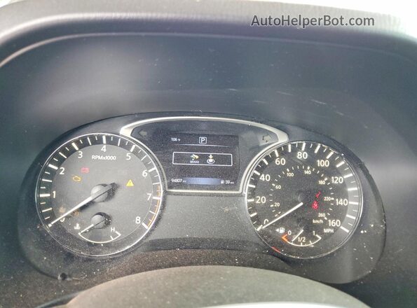 5N1DR2MN5HC614556 2017 NISSAN PATHFINDER Black Вид щитка приладів