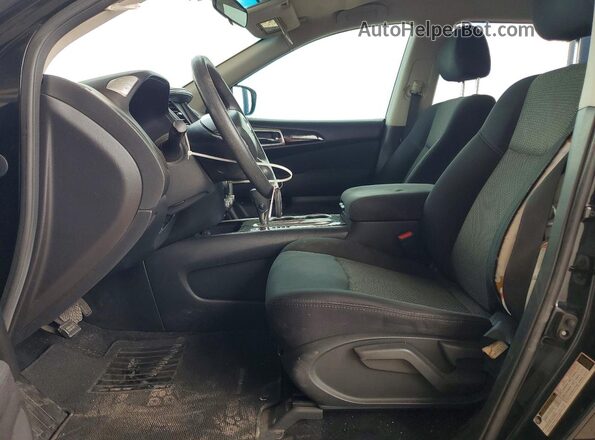 5N1DR2MN5HC614556 2017 NISSAN PATHFINDER Black Вид салону спереду