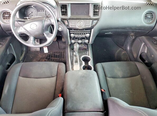 5N1DR2MN5HC614556 2017 NISSAN PATHFINDER Black Вид панелі приладів