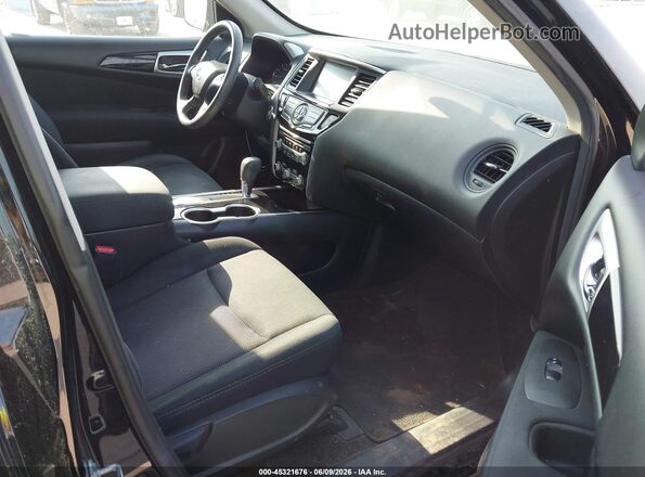 5N1DR2MN5HC637125 2017 NISSAN PATHFINDER Black წინა სალონის ხედი